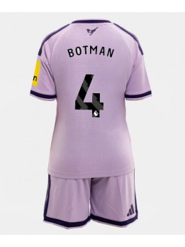 Newcastle United Sven Botman #4 Replika Tredje Kläder Barn 2026-27 Kortärmad (+ byxor)